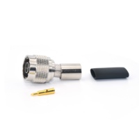 Connecteurs coaxiaux RF de type N de haute qualité, adaptateur mâle-femelle pour câble LMR400 RG8 RG213 10D-FB avec interface SMA BNC TNC UHF