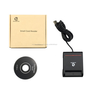 Zoweetek <span class=keywords><strong>EMV</strong></span> USB IC ID Smart <span class=keywords><strong>Card</strong></span> Reader ISO 7816 credit smart <span class=keywords><strong>card</strong></span> reader Writer with SDK ZW12026-2