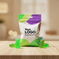 Bonbons Gélifiés Fruités Personnalisables avec LOGO, Faible Teneur en Sucre 3g, Faible en Calories, Sans Sucres Additifs