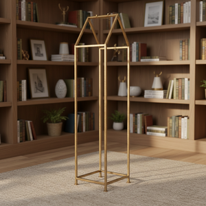 Porta Legna in <span class=keywords><strong>Metallo</strong></span> Dorato e Supporto per Tronchi, Robusto e Facile <span class=keywords><strong>da</strong></span> Montare, Decorazione <span class=keywords><strong>da</strong></span> Giardino per Esterni, Porta Legna per Caminetto - Product Image 4