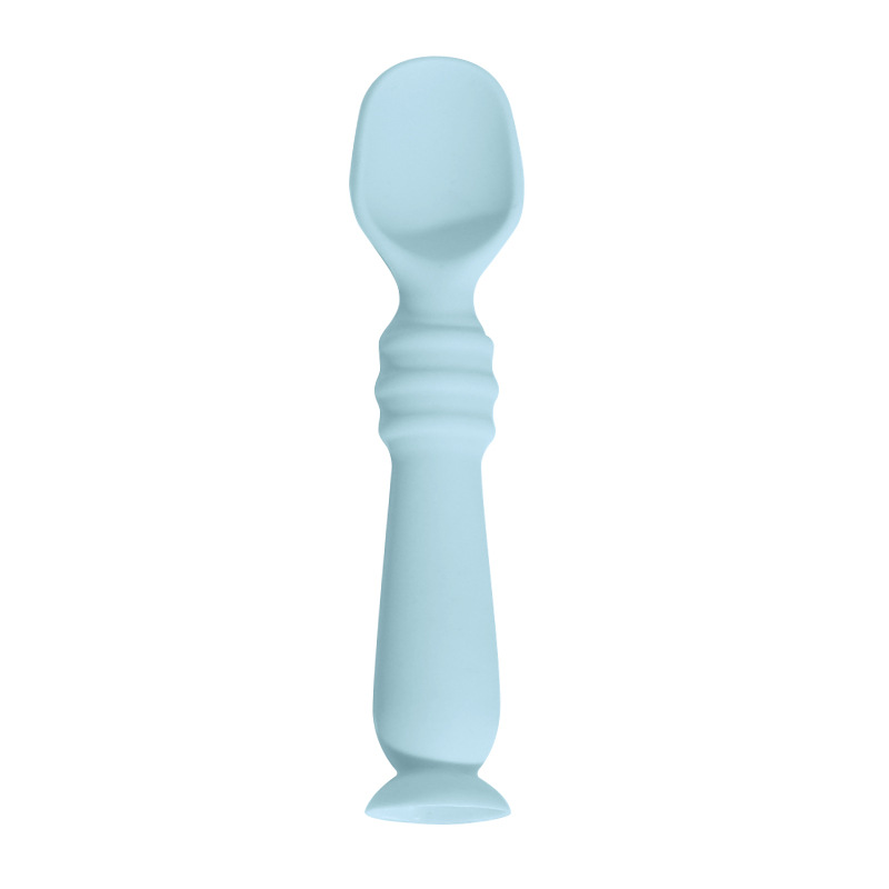 Blue (regular food spoon)