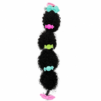 cheveux queue de cheval Fujia pour enfants mignon petit Marley Bubble Puff Afro enfants queue de cheval tressée pour les filles