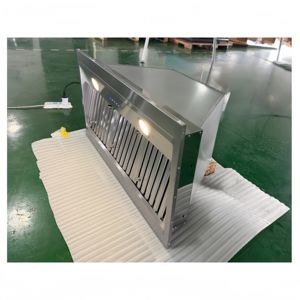 Campana Extractora de Cocina de 34 Pulgadas, 900 CFM, Integrada, Cuerpo de Acero Inoxidable, Deflector, Iluminación LED Eléctrica, Control Táctil Suave para Hoteles y Hogares - Product Image 4