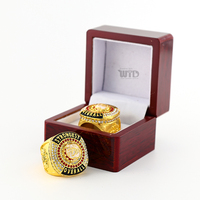 Bagues de championnat personnalisées pour le basketball et le baseball, sur mesure, en alliage de zinc et strass, pour récompenses sportives et trophées de ligue