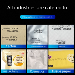 Electric Semi <strong>Automatic</strong> Ribbon <strong>Coding</strong> <strong>Machine</strong> Expiry <strong>Date</strong> Batch Number Printer for Plastic Film Plastic Bags Packaging Film - Product Image 4