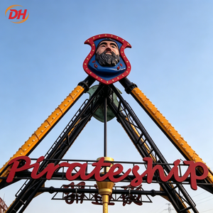 Manège <span class=keywords><strong>Pirate</strong></span> Ship Ride personnalisé en PRV et acier, manèges mécaniques à thème pour projets de parcs d'attractions extérieurs, de fêtes foraines et de carnavals - Product Image 2