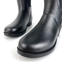 Bottes Wellington hautes imperméables pour femmes adultes, pour l'hiver et l'automne, doublées de néoprène, en caoutchouc, pour la pêche et l'équitation