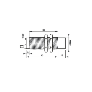مستشعر مسافة 12 m 24v 4-20ma مستشعرات القرب بالموجات فوق الصوتية - Product Image 5
