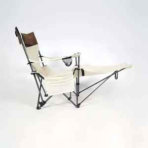 เก้าอี้พับเอนนอนกลางแจ้ง Woqi พร้อมที่วางเท้าและพนักพิงศีรษะ ขนาด 160x56x88 ซม. สำหรับใช้บนชายหาดและตั้งแคมป์ - Product Image 1