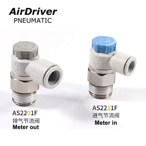 Lưu lượng AS2201F02-08 có thể điều chỉnh SMC mô hình phụ kiện một cảm ứng khóa - Product Image 4