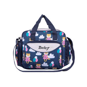 Sac à bandoulière grande capacité pour maman, imprimé dessin animé, pour voyage de maternité avec matelas à langer - Product Image 5