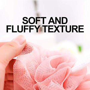 Top di Vendita Su Ordinazione Del Corpo Scrubber Esfoliante La Pelle <span class=keywords><strong>Shower</strong></span> Spugna Da Bagno per Gli Uomini e Le Donne Schiuma Ricca Doccia Pouf Maglia - Product Image 4
