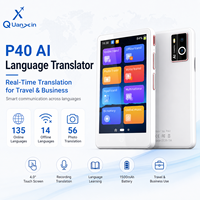 Traducteur intelligent P40 avec traduction en 134 langues, appareil de traduction photo hors ligne pour les voyages, l'apprentissage et les affaires