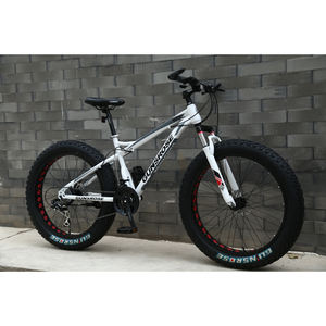 Fourche à suspension complète fatbike jante en alliage vélo <span class=keywords><strong>de</strong></span> neige cadre en carbone gros vélo 26 pouces gros pneu gros vélo VTT - Product Image 1