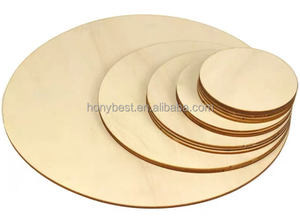 Plaques rondes de gravure laser vierges sous-verre de tasse à boire, plateaux de base de cercle en bois <span class=keywords><strong>pour</strong></span> bricolage, décoration, <span class=keywords><strong>cuisine</strong></span> - Product Image 6