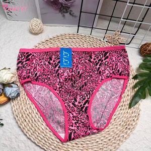 Amysi 595 #   Pakaian Dalam Wanita Afrika Hitam Seksi Bermotif Bunga, Potongan Tinggi, Tipis, Bernapas, 100% Poliester, Ukuran Besar, Harga Grosir Murah - Product Image 2