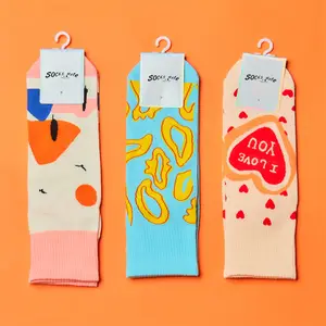 Socksmate NEW trendy Valentine's Day gift original women romantic loving heart socks creative colorful letters socks young girls