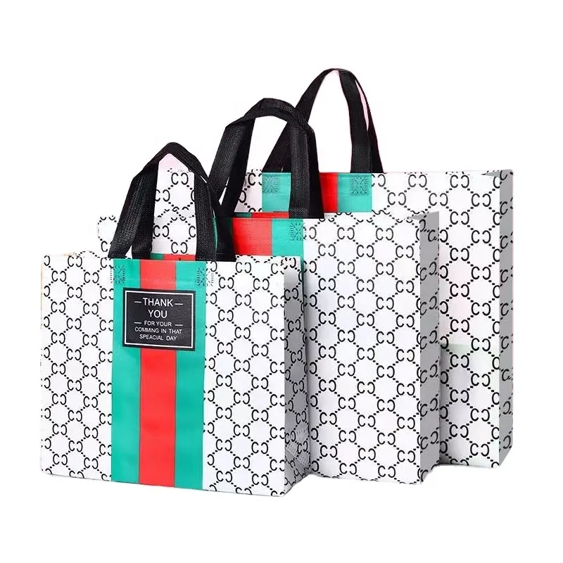 Hot Sale Custom Carry Fabric Bag Non Woven Tote Bag For Promotional-Non-Woven-Fashion-Shopping-Bags