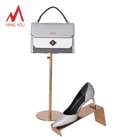 Porte-monnaie en cuir, présentoir pour magasin, support de rangement pour pièces de monnaie, présentoir en métal