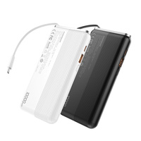 Batterie externe sans fil 10000mah de haute qualité Fil d'attraction magnétique Chargement sans fil