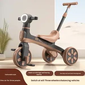 Bicicleta de Equilibrio para Niños con Altavoz de Música, Ligera, sin Pedales, Autoequilibrada, Andador para Bebés, Triciclo - Product Image 4