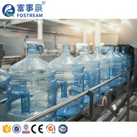 Mesin Pengisian Air Botol 19 Liter 20 Liter 19l 20l Lini Produksi Botol 5 Galon untuk Pabrik Air Minum