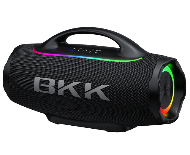 BKK 150W Portable for Outdoor Speaker with Auracast Function RGB LED Lights and Plastic Design