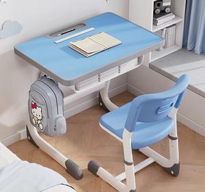 Vente directe d'usine, bureaux et chaises réglables confortables, installation facile, pour les élèves du primaire, pour l'école à domicile, pour l'étude et l'écriture - Product Image 3