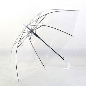 Wsy917 Parapluie publicitaire personnalisé portable en PVC transparent avec logo, pas cher, coloré, cadeau - Product Image 6