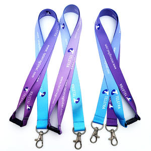 สายคล้องคอทำจากโพลีเอสเตอร์แบบยืดหดได้มีหลายสีพร้อมตะขอโลหะสำหรับงานหนัก - Product Image 5