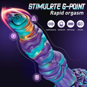 Fantasía 10 modos grueso Anal G-Spot estimulación consolador gran simulación monstruo alienígena vibrador para parejas sexuales masculinas - Product Image 4
