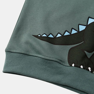 Sweat-shirts pour hommes en coton de haute qualité 500 GSM, impression et broderie personnalisées, col rond, vente chaude, fabrication - Product Image 5