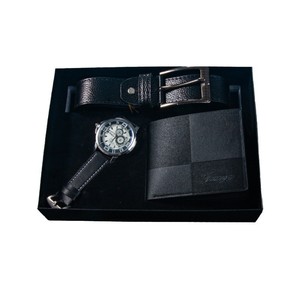 Cross Border Men's <b>Watch</b> <b>Set</b> Wallet Belt Gift Box 23x18cm Business Gift - Product Image 2