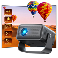 Proyektor Mini Portabel R100 Laris Manis, Proyektor Home Theater Video Berkualitas Tinggi 4K Full HD 720P LCD LED Cinema