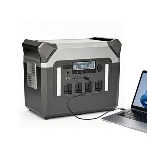 Station d'alimentation portable LiFePO4 2000W, générateur solaire, batterie de secours, alimentation de secours pour le camping en plein air, la maison et les situations d'urgence, alimentation au lithium - Product Image 2