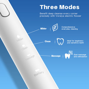 <b>Electric</b> Dental Flosser With Tongue Cleaner 3 Modes IPX7 <b>Waterproof</b> Rechargeable For Oral Care - Product Image 4