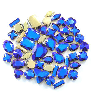 Оптовые 3D-стразы овальной формы для пришивания, с плоским дном, из экологически чистого стекла, для самостоятельного изготовления, с креплением на лапке - Product Image 4