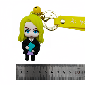 Chất Lượng Cao Harry Tùy Chỉnh <span class=keywords><strong>3D</strong></span> Phim Hoạt Hình Thiết Kế Mềm <span class=keywords><strong>PVC</strong></span> Silicone Móc Khóa Cao Cấp Móc Khóa Với Hiệu ứng <span class=keywords><strong>3D</strong></span> - Product Image 6