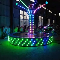 Trampoline à bungee rotatif d'extérieur pour les carnavals des enfants, manège à bungee électrique