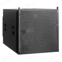 Enceinte Line Array Vason LA210 18 pouces avec Subwoofer Passif 18 pouces, Puissance de Pointe 1200W pour Utilisation en Théâtre et en Concert