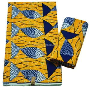 Factory Supply African Veritable high Quality Cotton Ankara Wax Fabric Wax Print Chitenge