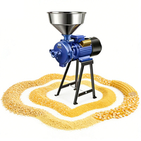 Moulin à farine électrique commercial d'entrée de gamme 3500W 220V, capacité 60kg/h, idéal pour les entrepreneurs alimentaires