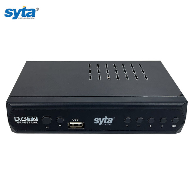 SYTA 168MM GX6701 Hevc Digital DVB-T2 TV Decoder Quad Core Processor for Poland Indonesia Singapore Croatia Colombia