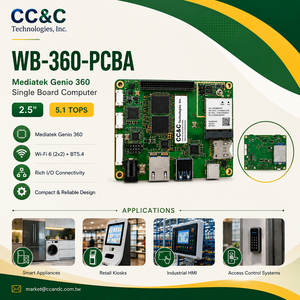 จอแสดงผลสมาร์ทโฮม MediaTek Genio 360 บอร์ด IoT จอแสดงผลเทอร์มินัล MT8366 โซลูชัน PCBA - Product Image 1