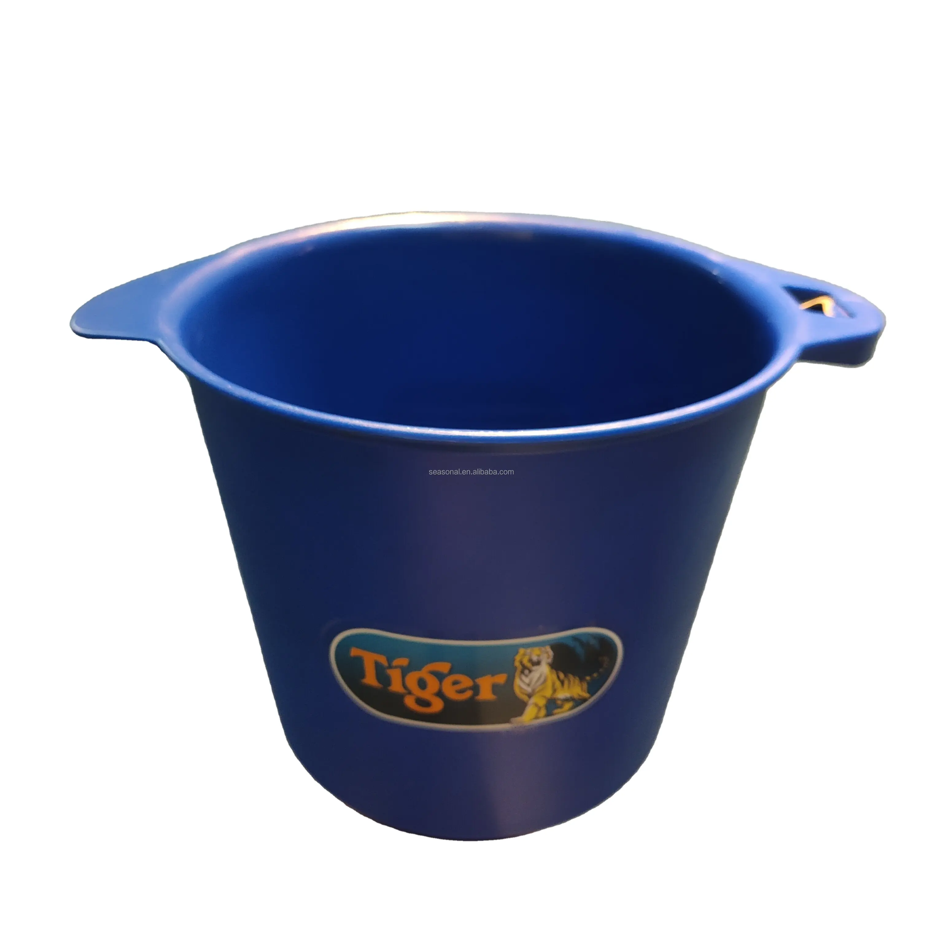 plastic ice bucket PP material cooler bucket with opener function