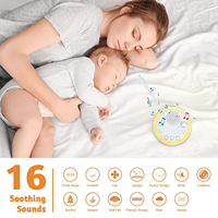 Machine portable à bruit blanc 2025 avec 16 sons apaisants pour adultes et bébés Haut-parleurs d'assistance au sommeil