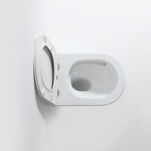 Nhiệt độ cao gốm nhà vệ sinh bát Mỹ phòng tắm Tường Treo Wc Set Top tiêu chuẩn thoải mái nhà vệ sinh - Product Image 3