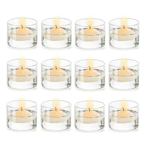 Wholesale Custom Mini Clear Empty Votive Tea Light Holder For Small Floating Candle