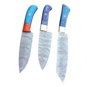 Cuchillo de Chef Profesional de 8 Pulgadas, Ultra Afilado, Tipo Kiritsuke, Ecológico, con Hoja de Acero de Damasco y Mango de Madera - Product Image 1