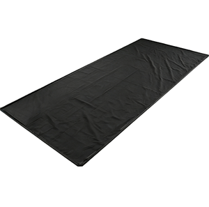 Tapis <span class=keywords><strong>de</strong></span> sol antidérapant et imperméable avec raclette pour le stationnement et le lavage <span class=keywords><strong>de</strong></span> voitures, tapis <span class=keywords><strong>de</strong></span> protection <span class=keywords><strong>de</strong></span> garage en PVC noir multi-tailles - Product Image 2